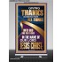 GIVING THANKS ALWAYS FOR ALL THINGS UNTO GOD  Ultimate Inspirational Wall Art Retractable Stand  GWBREAKTHROUGH12229  "30x80"