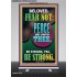 BELOVED FEAR NOT PEACE BE UNTO THEE  Unique Power Bible Retractable Stand  GWBREAKTHROUGH12231  "30x80"