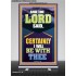 CERTAINLY I WILL BE WITH THEE DECLARED THE LORD  Ultimate Power Retractable Stand  GWBREAKTHROUGH12232  "30x80"