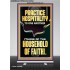 PRACTICE HOSPITALITY TO ONE ANOTHER  Contemporary Christian Wall Art Retractable Stand  GWBREAKTHROUGH12254  "30x80"