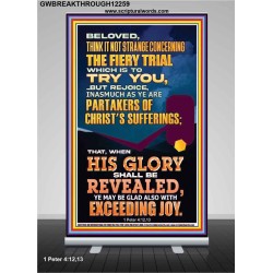 THE FIERY TRIAL WHICH IS TO TRY YOU  Christian Paintings  GWBREAKTHROUGH12259  "30x80"
