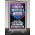 LET NONE OF YOU SUFFER AS A MURDERER  Encouraging Bible Verses Retractable Stand  GWBREAKTHROUGH12261  "30x80"