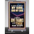 LORD OF HOSTS MY KING AND MY GOD  Christian Art Retractable Stand  GWBREAKTHROUGH12279  "30x80"