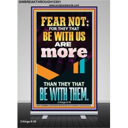 THEY THAT BE WITH US ARE MORE THAN THEM  Modern Wall Art  GWBREAKTHROUGH12301  "30x80"
