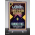 NO GOD BESIDE ME I GIRDED THEE  Christian Quote Retractable Stand  GWBREAKTHROUGH12307  "30x80"