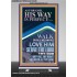 WALK IN ALL HIS WAYS LOVE HIM SERVE THE LORD THY GOD  Unique Bible Verse Retractable Stand  GWBREAKTHROUGH12345  "30x80"