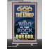 WHO IS THE ROCK SAVE OUR GOD  Art & Décor Retractable Stand  GWBREAKTHROUGH12348  "30x80"