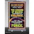 THE KINGDOM OF HEAVEN SUFFERETH VIOLENCE AND THE VIOLENT TAKE IT BY FORCE  Bible Verse Wall Art  GWBREAKTHROUGH12389  "30x80"