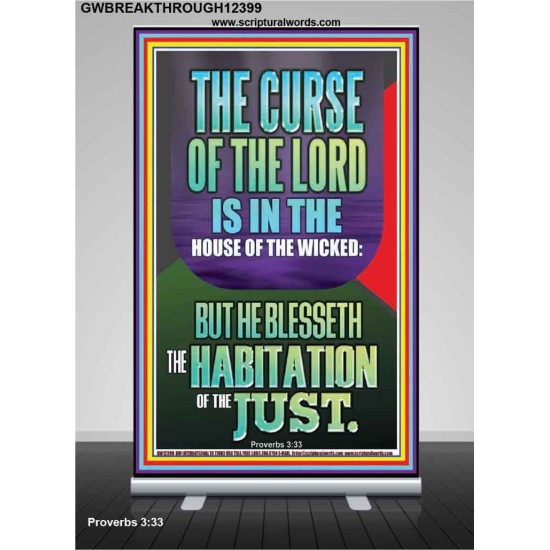 THE LORD BLESSED THE HABITATION OF THE JUST  Large Scriptural Wall Art  GWBREAKTHROUGH12399  