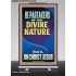 BE PARTAKERS OF THE DIVINE NATURE THAT IS ON CHRIST JESUS  Church Picture  GWBREAKTHROUGH12422  "30x80"