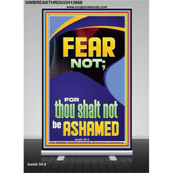 FEAR NOT FOR THOU SHALT NOT BE ASHAMED  Children Room  GWBREAKTHROUGH12668  