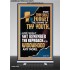 THOU SHALT FORGET THE SHAME OF THY YOUTH  Ultimate Inspirational Wall Art Retractable Stand  GWBREAKTHROUGH12670  "30x80"