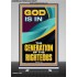 GOD IS IN THE GENERATION OF THE RIGHTEOUS  Ultimate Inspirational Wall Art  Retractable Stand  GWBREAKTHROUGH12679  "30x80"