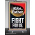 ABBA FATHER FIGHT FOR US  Children Room  GWBREAKTHROUGH12686  "30x80"