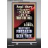THOSE WHO HAVE KNOWLEDGE OF YOUR NAME ARE NEVER DISAPPOINTED  Unique Scriptural Retractable Stand  GWBREAKTHROUGH12935  "30x80"