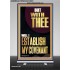 WITH THEE WILL I ESTABLISH MY COVENANT  Scriptures Wall Art  GWBREAKTHROUGH13001  "30x80"