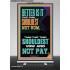BETTER IS IT THAT THOU SHOULDEST NOT VOW BUT VOW AND NOT PAY  Encouraging Bible Verse Retractable Stand  GWBREAKTHROUGH13023  "30x80"