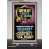 CONTROL YOUR MOUTH AND AVOID ERROR OF SIN AND BE DESTROY  Christian Quotes Retractable Stand  GWBREAKTHROUGH13024  "30x80"