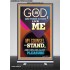 MY COUNSEL SHALL STAND  Ultimate Inspirational Wall Art Retractable Stand  GWBREAKTHROUGH9386  "30x80"