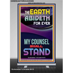 THE EARTH ABIDETH FOR EVER  Ultimate Power Retractable Stand  GWBREAKTHROUGH9389  "30x80"