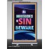 ALL UNRIGHTEOUSNESS IS SIN BEWARE  Eternal Power Retractable Stand  GWBREAKTHROUGH9391  "30x80"