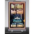 BE FILLED WITH THE HOLY GHOST  Righteous Living Christian Retractable Stand  GWBREAKTHROUGH9994  "30x80"