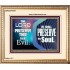 THY SOUL IS PRESERVED FROM ALL EVIL  Wall Décor  GWCOV10087  "23x18"