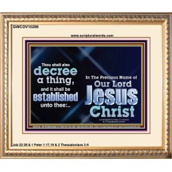 THE LIGHT SHALL SHINE UPON THY WAYS  Christian Quote Portrait  GWCOV10296  "23x18"