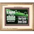 THE LIGHT SHINE UPON THEE  Custom Wall Décor  GWCOV10314  "23x18"