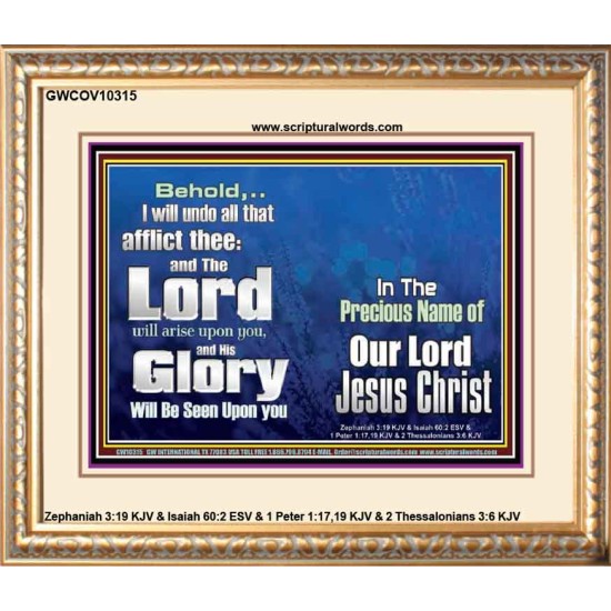 HIS GLORY SHALL BE SEEN UPON YOU  Custom Art and Wall Décor  GWCOV10315  