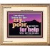 BE COMPASSIONATE LISTEN TO THE CRY OF THE POOR   Righteous Living Christian Portrait  GWCOV10366  "23x18"