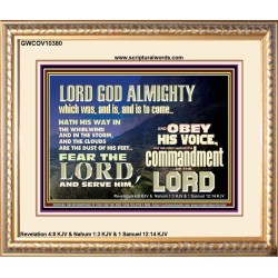 REBEL NOT AGAINST THE COMMANDMENTS OF THE LORD  Ultimate Inspirational Wall Art Picture  GWCOV10380  "23x18"