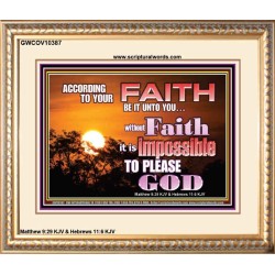 ACCORDING TO YOUR FAITH BE IT UNTO YOU  Children Room  GWCOV10387  