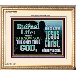 ETERNAL LIFE ONLY THROUGH CHRIST JESUS  Children Room  GWCOV10396  "23x18"