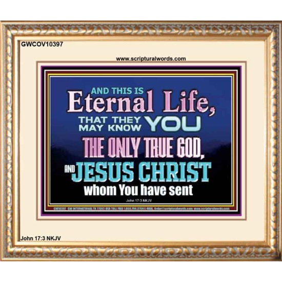 CHRIST JESUS THE ONLY WAY TO ETERNAL LIFE  Sanctuary Wall Portrait  GWCOV10397  
