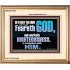 FEAR GOD AND WORKETH RIGHTEOUSNESS  Sanctuary Wall Portrait  GWCOV10406  "23x18"
