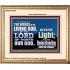 THE WORDS OF LIVING GOD GIVETH LIGHT  Unique Power Bible Portrait  GWCOV10409  "23x18"