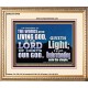 THE WORDS OF LIVING GOD GIVETH LIGHT  Unique Power Bible Portrait  GWCOV10409  