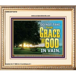 DO NOT TAKE THE GRACE OF GOD IN VAIN  Ultimate Power Portrait  GWCOV10419  "23x18"