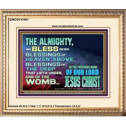 DO YOU WANT BLESSINGS OF THE DEEP  Christian Quote Portrait  GWCOV10463  "23x18"