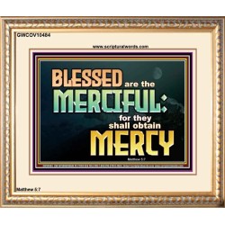 THE MERCIFUL SHALL OBTAIN MERCY  Religious Art  GWCOV10484  "23x18"