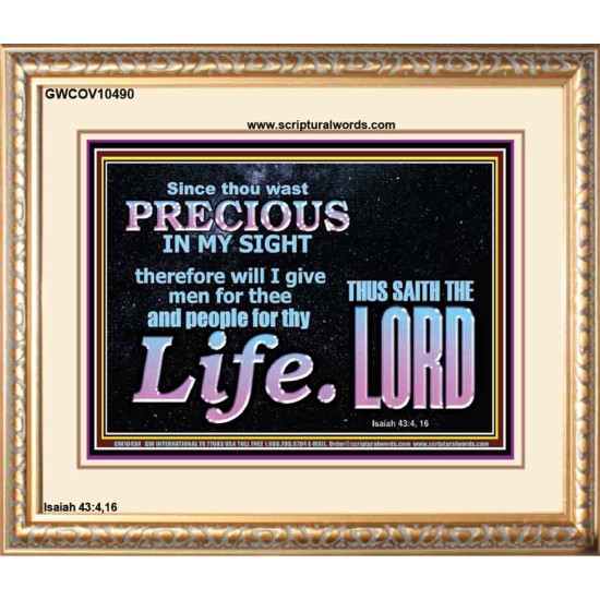 YOU ARE PRECIOUS IN THE SIGHT OF THE LIVING GOD  Modern Christian Wall Décor  GWCOV10490  