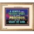 GENTLE AND PEACEFUL SPIRIT VERY PRECIOUS IN GOD SIGHT  Bible Verses to Encourage  Portrait  GWCOV10496  "23x18"