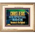 CHRIST JESUS OUR ROCK HOSANNA IN THE HIGHEST  Ultimate Inspirational Wall Art Portrait  GWCOV10529  "23x18"