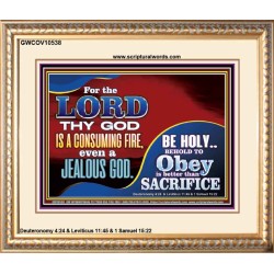 TO OBEY IS BETTER THAN SACRIFICE  Scripture Art Prints Portrait  GWCOV10538  "23x18"