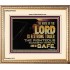 THE NAME OF THE LORD IS A STRONG TOWER  Contemporary Christian Wall Art  GWCOV10542  "23x18"