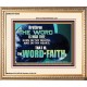 THE WORD IS NIGH THEE  Christian Quotes Portrait  GWCOV10555  
