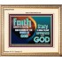 FAITH COMES BY HEARING THE WORD OF CHRIST  Christian Quote Portrait  GWCOV10558  "23x18"