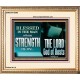BLESSED IS THE MAN WHOSE STRENGTH IS IN THE LORD  Christian Paintings  GWCOV10560  