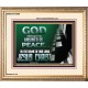 GOD SHALL GIVE YOU AN ANSWER OF PEACE  Christian Art Portrait  GWCOV10569  
